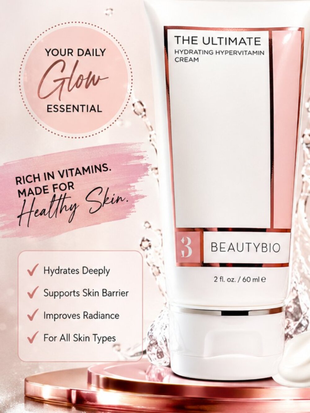 MSRP $45 | BeautyBio The Ultimate Hydrating Hyper Vitamin Cream – 2 oz/60ml